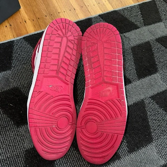 Jordan 1 High FlyEase Cardinal Red Men’s 15 - Picture 6 of 7